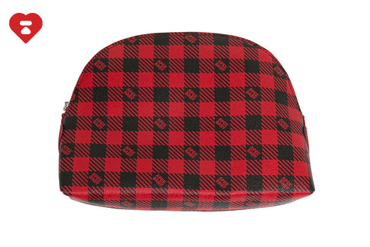 PLAID COSMETIC BAG