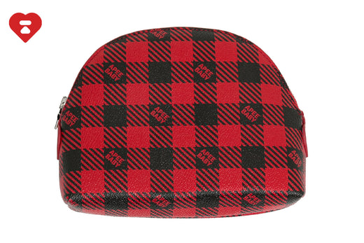 PLAID COSMETIC MINI BAG