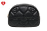 QUILTED HEART MONOGRAM MINI POUCH