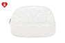 QUILTED HEART MONOGRAM MINI POUCH