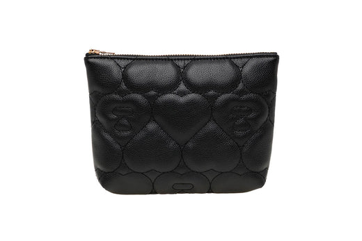 QUILTED HEART MONOGRAM SMALL WALLET