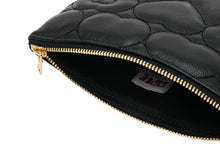 QUILTED HEART MONOGRAM SMALL WALLET