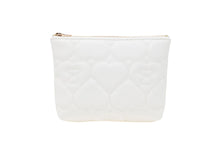 QUILTED HEART MONOGRAM SMALL WALLET