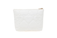 QUILTED HEART MONOGRAM SMALL WALLET