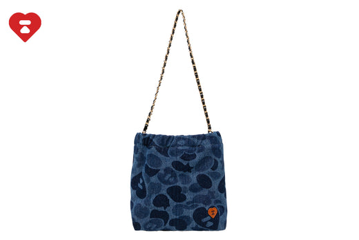 CAMO DENIM MINI HANDBAG