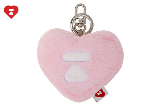 APEE HEART FURRY COINS BAG KEYRING