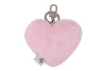 APEE HEART FURRY COINS BAG KEYRING