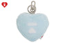 APEE HEART FURRY COINS BAG KEYRING