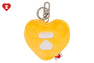 APEE HEART FURRY COINS BAG KEYRING
