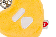 APEE HEART FURRY COINS BAG KEYRING