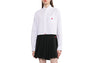 EMBRO BADGE OXFORD CROPPED SHIRT