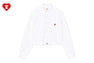 EMBRO BADGE OXFORD CROPPED SHIRT
