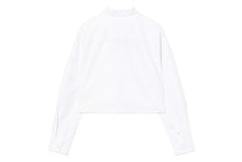 EMBRO BADGE OXFORD CROPPED SHIRT