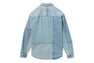 DENIM PATCHWORK WORK SHIRT