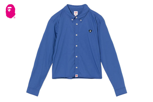 CROPPED LENGTH BUTTON DOWN SHIRT