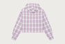 CHECK HOODIE SHIRT
