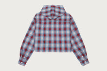CHECK HOODIE SHIRT