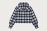 APEE CHECK HOODIE SHIRT