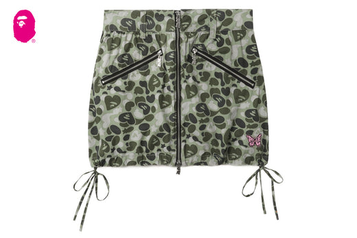 FRONT ZIP BALLOON MINI SKIRT