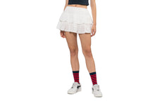 HEART BADGE WOVEN SKIRT