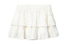 HEART BADGE WOVEN SKIRT