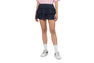 HEART BADGE WOVEN GARMENT DYE SKIRT