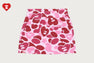 BACK HEART GRAPHIC CAMO MINI SKIRT