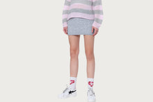 CABLE KNIT MINI SKIRT
