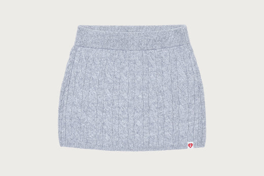 CABLE KNIT MINI SKIRT