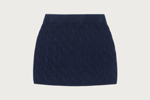 CABLE KNIT MINI SKIRT
