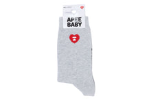 HEART EMBROIDERY BADGE SOCKS
