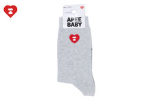 HEART EMBROIDERY BADGE SOCKS