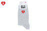HEART EMBROIDERY BADGE SOCKS