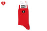 HEART EMBROIDERY BADGE SOCKS