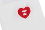 HEART EMBROIDERY BADGE SOCKS