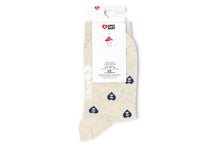 HEART MONOGRAM INTARSIA SOCKS