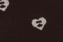 HEART MONOGRAM INTARSIA SOCKS
