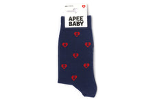 HEART MONOGRAM INTARSIA SOCKS