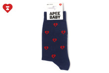 HEART MONOGRAM INTARSIA SOCKS