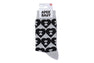 BIG HEART MONOGRAM INTARSIA SOCKS