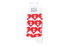 BIG HEART MONOGRAM INTARSIA SOCKS