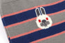 BABY DOPPY EMBROIDERY BADGE STRIPE SOCKS