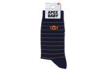 BABY CORE EMBROIDERY BADGE STRIPE SOCKS