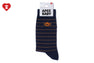 BABY CORE EMBROIDERY BADGE STRIPE SOCKS