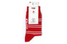 BABY CORE EMBROIDERY BADGE STRIPE SOCKS