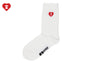 HEART EMBROIDERY BADGE SOCKS