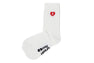 HEART EMBROIDERY BADGE SOCKS
