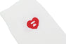 HEART EMBROIDERY BADGE SOCKS