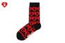 BIG HEART MONOGRAM INTARSIA SOCKS
