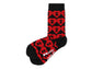 BIG HEART MONOGRAM INTARSIA SOCKS